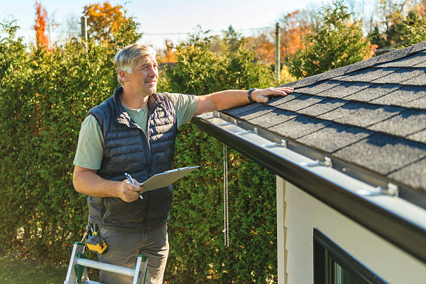 Professional Emergency Roof Repair technician working in Tully, NY